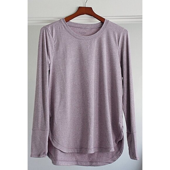 Athleta - sz Large - Uptempo Long Sleeve Tunic in Shasta Purple (Pink) #382880 - Picture 3 of 12